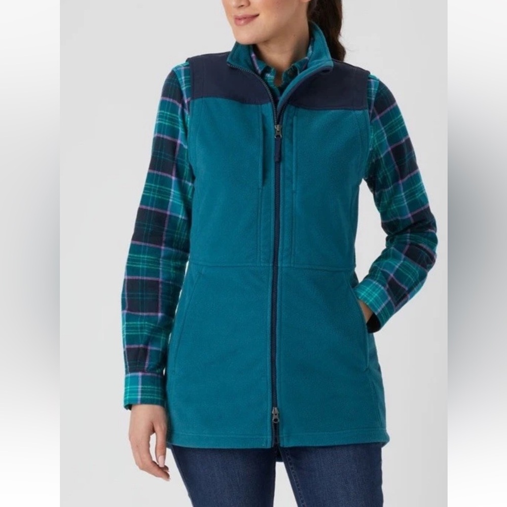 Duluth Trading‎ Women's Shoreline 2.0 fleece vest NEW large